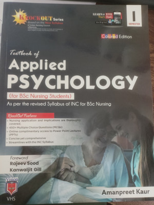 TEXT BOOK OF APPLIED PSYCHOLOGY FOR BSC NURSING 2(Paperback, AMANPREET KAUR)