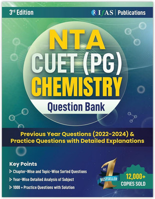 CUET PG Chemistry Book  - 2026 | Previous Year Solved Papers (2022-2025) with 2000+ Topic-wise MCQs | Detailed Explanations | Best Seller PYQ Book for NTA CUET PG & MSc Chemistry Entrance Exam in India | IFAS Publications(Paperback, IFAS Publications)