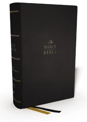 KJV Holy Bible with Apocrypha and 73,000 Center-Column Cross References, Hardcover, Red Letter, Comfort Print: King James Version(English, Hardcover, Thomas Nelson)