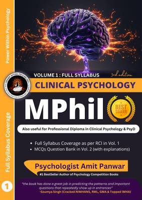 MPhil Clinical Psychology Entrance Exam Preparation Book  - (4 Books Set) - Professional Diploma in Clinical Psychology & PsyD Entrance Exam Preparation Book - New & Updated Edition 3, 2024 - Power Within Psychology