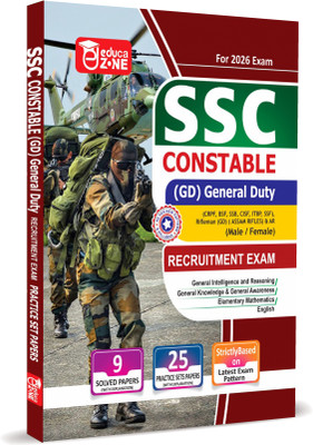 SSC GD Constable Recruitment Exam Complete Practise Sets Book With Solved Papers For 2026 Exam(Paperback, EDUCAZONE PANEL OF EXPERTS)