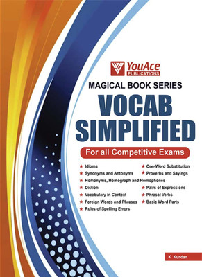 MAGICAL BOOK SERIES: VOCAB SIMPLIFIED FOR SSC, CDS, NDA, BANKING, MBA and ALL OTHER SUCH EXAMS(Paperback, K. Kundan)