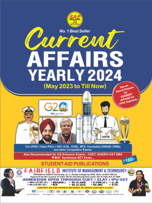 Current Affairs Yearly 2024 (May 2023 to Till Now) Latest in English(Paperback, Subhash C. Soni)