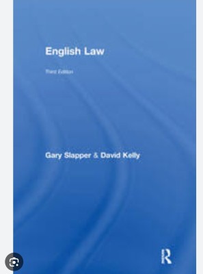 English Law(Paperback, Gary Slapper, David Kelly)