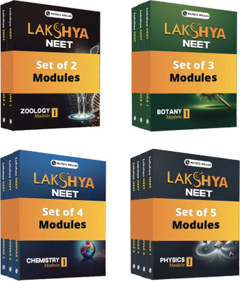 PW Lakshya For NEET Class 12 Physics, Chemistry, Botany and Zoology Modules with Solutions & 14 OMR Sheets Combo Set of 14 Books (2025 Edition)(Paperback, Physics Wallah (PW))