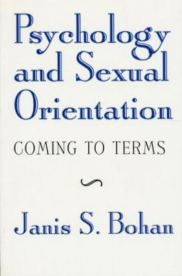 Psychology and Sexual Orientation(English, Paperback, Bohan Janis S.)
