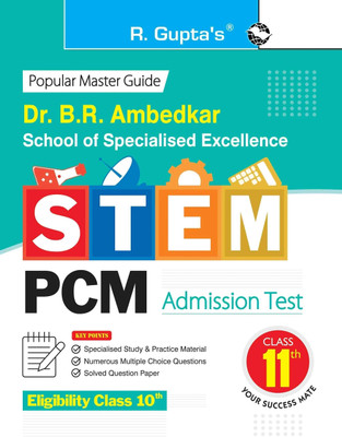 Dr. BR Ambedkar School of Specialised Excellence - STEM: PCM Admission Test Guide (for Class 11th)(English, Hardcover, RPH Editorial Board)