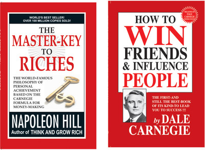 ow to Win Friends and Influence People + The Master Key to Riches – Set of 2 Books(Paperback, Dale Carnegie, Napoleon Hill)