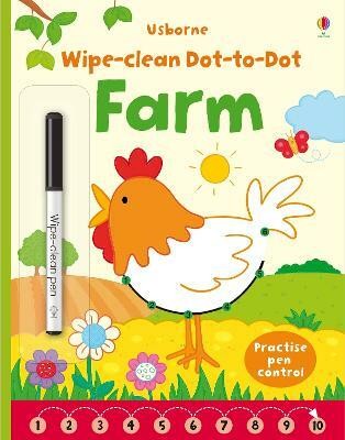 Wipe-clean Dot-to-dot Farm(English, Paperback, Greenwell Jessica)