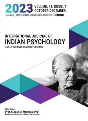 THE INTERNATIONAL JOURNAL OF INDIAN PSYCHOLOGY - VOLUME 11, ISSUE 4 - Booklet 01(Paperback, Prof. Suresh M. Makvana, Dr. Ankit P. Patel)