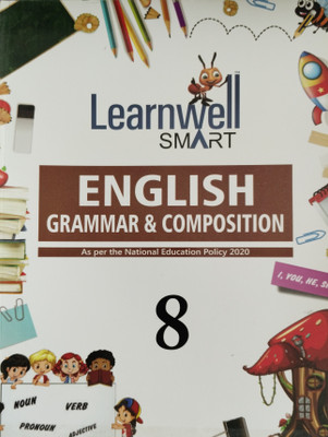 Learnwell Smart English Grammar and Composition Class 8(Paperback, .)