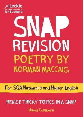 National 5/Higher English Revision: Poetry by Norman MacCaig(English, Paperback, Cockburn David)