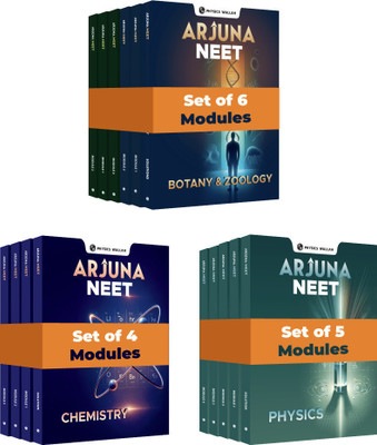 (Old Edition) PW Arjuna for NEET Class 11th Phy, Chem., Botany and Zoology Modules with Sol & 15 OMR Sheets (2024 Edition) Combo Set of 15 Books(English, Paperback, unknown)
