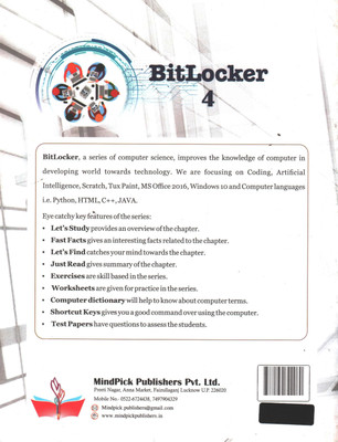 BITLOCKER A BOOK OF COMPUTER SCIENCE CLASS 4(Paperback, RAJESH KUMAR SHRIVASTVA)