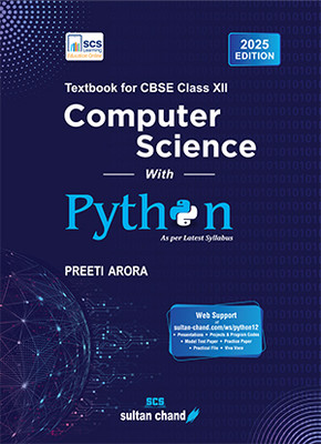 Computer Science With Python: Textbook For CBSE Class 12 (2025 - 26 Session)(Paperback, Preeti Arora)