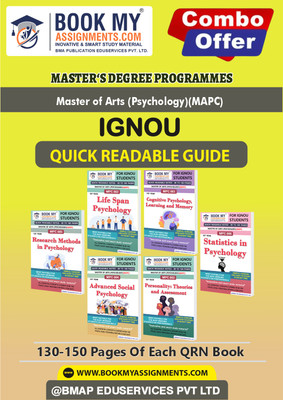 IGNOU MPC1 MPC2 MPC3 MPC4 MPC5 MPC6 Quick Readable Notes Book For Ignou Student-MAPC In English-Our books use 80 GSM A4 paper for clear, sharp prints, perfect for students.(Paperback, BMA Publication)
