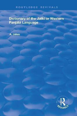 Dictionary of the Jatki or Western Panjabi Language(English, Paperback, Jukes Andrew John)