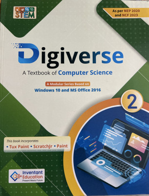 Digiverse a textbook of computer science class 2(Paperback, Inventant education)