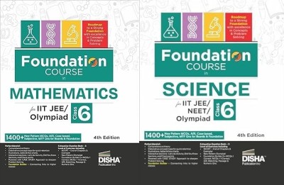 Foundation Course in Mathematics Class 6 for IIT-JEE/ Olympiad &Foundation Course in Science Class 6 for IIT-JEE/ NEET/ Olympiad - 4th Edition(Paperback, Disha Experts)