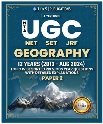 UGC NET Geography Paper 2 Book | Previous Year Solved Papers  - 2025 | Previous Year Solved Papers (2013–2024 Aug) Unit Wise with Detailed Explanations | NTA UGC NET JRF SET Paper II PYQ Practice Book | IFAS Publication(Paperback, IFAS Publications)