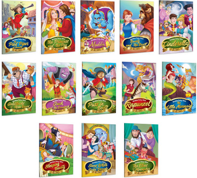 The Complete Collection of Classic Fairy Tales for Young Minds : Aladdin, Beauty and the Beast, Snow White and the Seven Dwarfs and more - Bedtime Storybook, Children's Fairy Tales | Pack of 13 Books(Paperback, GOWOO)