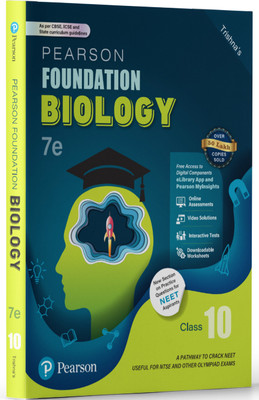 Pearson IIT Foundation' 25 Biology Class 10 | For NEET, NTSE & Olympiad Exams |As per CBSE, ICSE & State Curriculums | Includes NEET Practice Questions | Free acess to 12 Online Assessments, 49 Video Solutions & Interactive Tests via Pearson MyInsights & elibrary | 7th edition(Paperback, Trishna Kno