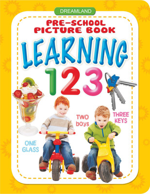 Learning Numbers 123  - Book for Preschool Kids Ages 2-4 – Fun First Numbers Learning with Counting Pictures – Early Math Concepts, Clear Text & Bright Colourful Illustrations(English, Paperback, unknown)