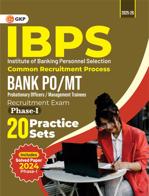 GKP IBPS 2025 : Bank PO / MT Phase I - 20 Practice Sets(Paperback, G.K. Publications (P) Ltd.)