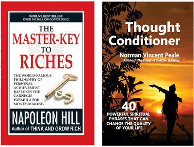 Thought Conditioners + The Master Key to Riches – Set of 2 Books(Paperback, Napleon Hill, Norman Vincent Peale)