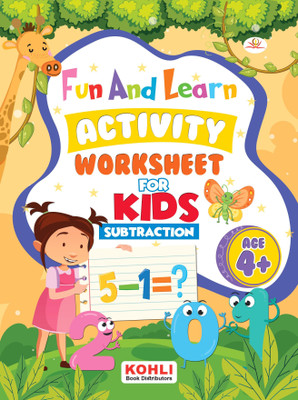 Fun And Learn Activity WORKBOOK For Kids Subtraction(Paperback, Jaspreet Kohli)