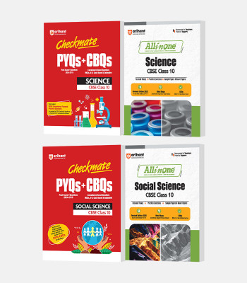 All in one and Checkmate Science & Social Science Class 10th I Compete Study, Practice, Assessment I Competency Based Questions (CBQs) book(Paperback, DR. Nidhi Sehgal, Monika Gill,Ranjan ,)