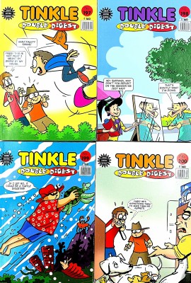 Best of Tinkle Double Digest Comics Books| Pack of 4 Books | Double Digest(Amar Chitra Katha)(Paperback, Amar Chitra Katha)