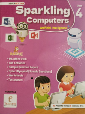 Sparkling Computers Artificial intelligence Class 4 Ver. 2.0(Paperback, Trimurti Publication)
