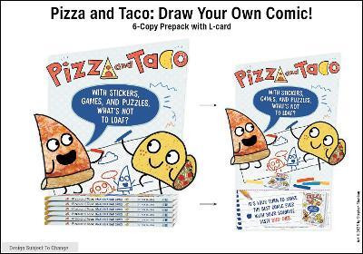 Pizza and Taco: Draw Your Own Comic! 6-Copy Prepack with L-Card(English, Trade-only material, Shaskan Stephen)