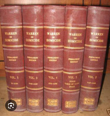 Warren on Homicide (Permanent ed.)(Paperback, Warren, Oscar Le Roy, Billas)