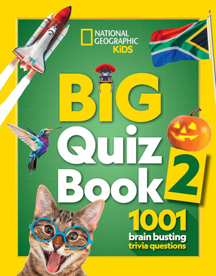 Big Quiz Book 2: 1001 brain busting trivia questions (National Geographic Kids)(Paperback, National Geographic Kids)