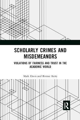 Scholarly Crimes and Misdemeanors(English, Paperback, Davis Mark)