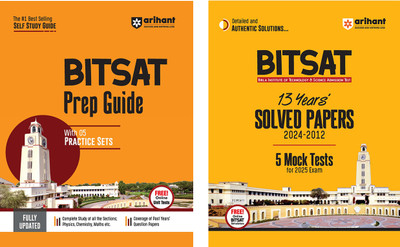 Arihant BITSAT Prep Guide & Solved Paper(Paperback, Abhinav, RS Mittal,Sanjay Kumar,)