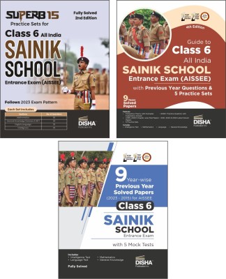 Combo Study Package for Class 6 All India Sainik School Entrance Exam (Aissee -) - Guide + Previous Year Solved Papers + Practice Sets(English, Paperback, unknown) Combo Study Package for Class 6 All India Sainik School Entrance Exam (Aissee -) - Guide + Previous Year Solved Papers + Practice Sets(English, Paperback, unknown)