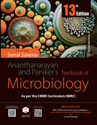 Ananthanarayan And Panikers Textbook Of Microbiology(English, Paperback, Saxena Sonal)
