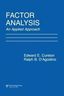 Factor Analysis(English, Paperback, Cureton Edward E.)