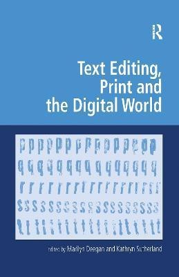 Text Editing, Print and the Digital World(English, Paperback, unknown)