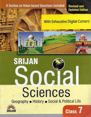 SRIJAN, SOCIAL SCIENCES CLASS- 7(GEOGRAPHY,HISTORY.SOCIAL & POLITICAL LIFE )(English, Paperback, PANNEL OF AUTHOR)