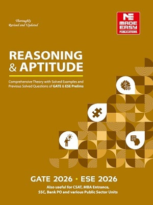 Reasoning and Aptitude for GATE and ESE- 2026(Paperback, MADE EASY Team)