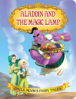 Aladdin and the Magic Lamp  - Story Book for Kids Age 2–6 | Illustrated Fairy Tale with Colourful Pictures | Uncle Moon’s Classic Stories for Early Readers(English, Paperback, unknown)