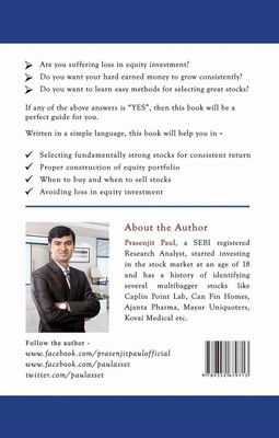 How to Avoid Loss and Earn Consistently in the Stock Market(English, Paperback, Paul Prasenjit)