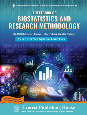 A Textbook of Biostatistics and Research Methodology(Paperback, Dr. Dattatraya M. Shinkar,, Dr. William Arputha Sundar)