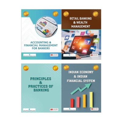 Macmillan Education – JAIIB Value Pack (Set Of 4 Books): Principles & Practices Of Banking, Accounting & Finance, Retail Banking, Indian Economy & Financial System | 2023(Paperback, Indian Institute of Banking & Finance (IIBF))