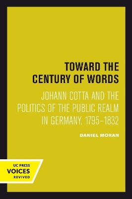 Toward the Century of Words(English, Paperback, Moran Daniel)