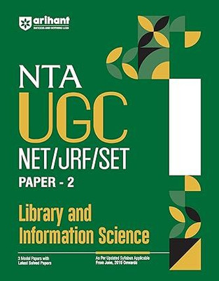 Arihant NTA UGC NET/ JRF/ SET PAPER-2 Library and Information Science | As per updated syllabus | 3 Model Papers with latest solved papers(Paperback, Nandini Sharma)